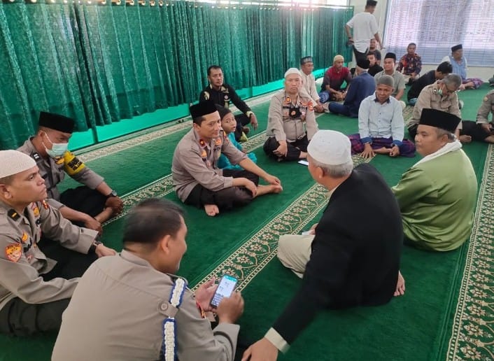 Polsek Rumbai Pesisir Laksanakan Cooling System Dengan Tokoh Agama di Mesjid Al Manar Rumbai